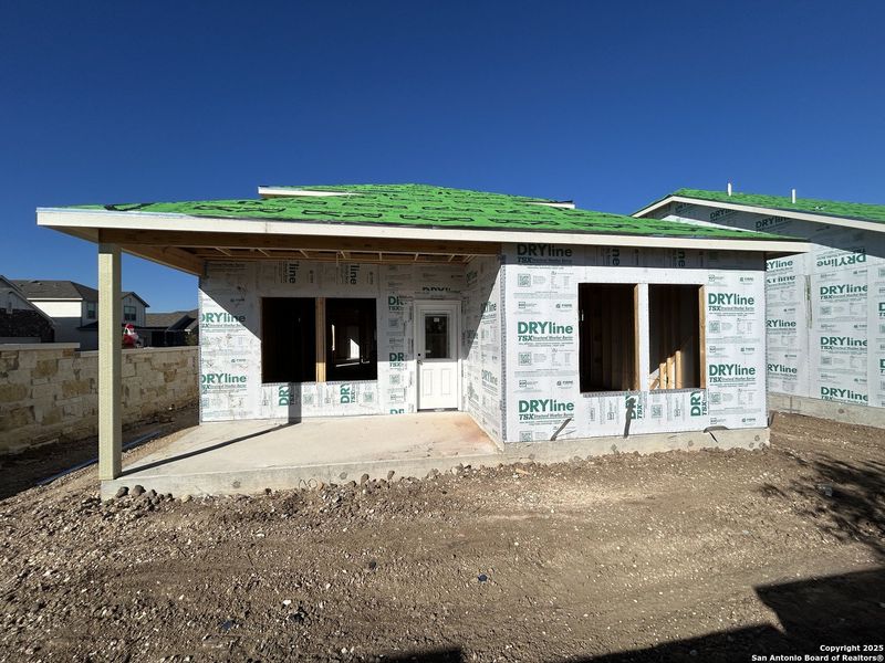 In-progress construction of a new home in Meadows at Hennersby Hollow 40's, San Antonio, TX (Image 25). In-progress construction of a new home in Meadows at Hennersby Hollow 40's, San Antonio, TX (Image 25).