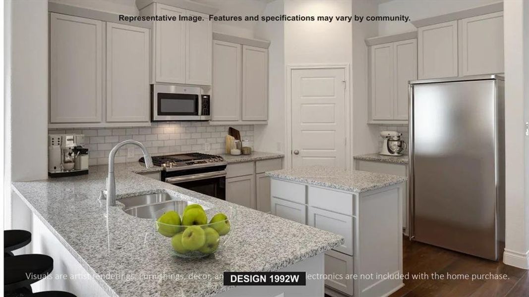 Furnished interior view inside a new home in Devonshire, Forney (Image 5). Furnished interior view inside a new home in Devonshire, Forney (Image 5).