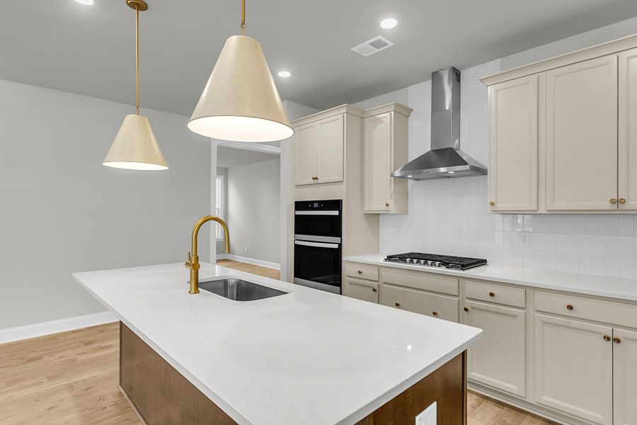 Furnished interior view inside a new home in Tidewater at Lakes of Cane Bay, Summerville (Image 10).
