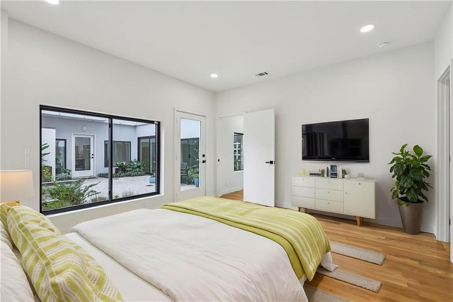 Furnished interior view inside a new home in , Atlanta (Image 50).