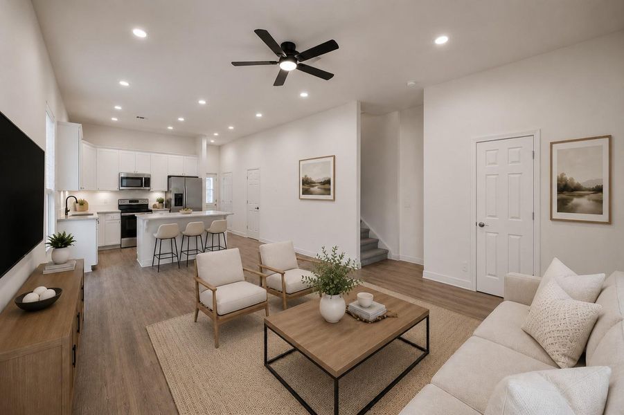Light and bright and move in ready! *Virtually staged*
