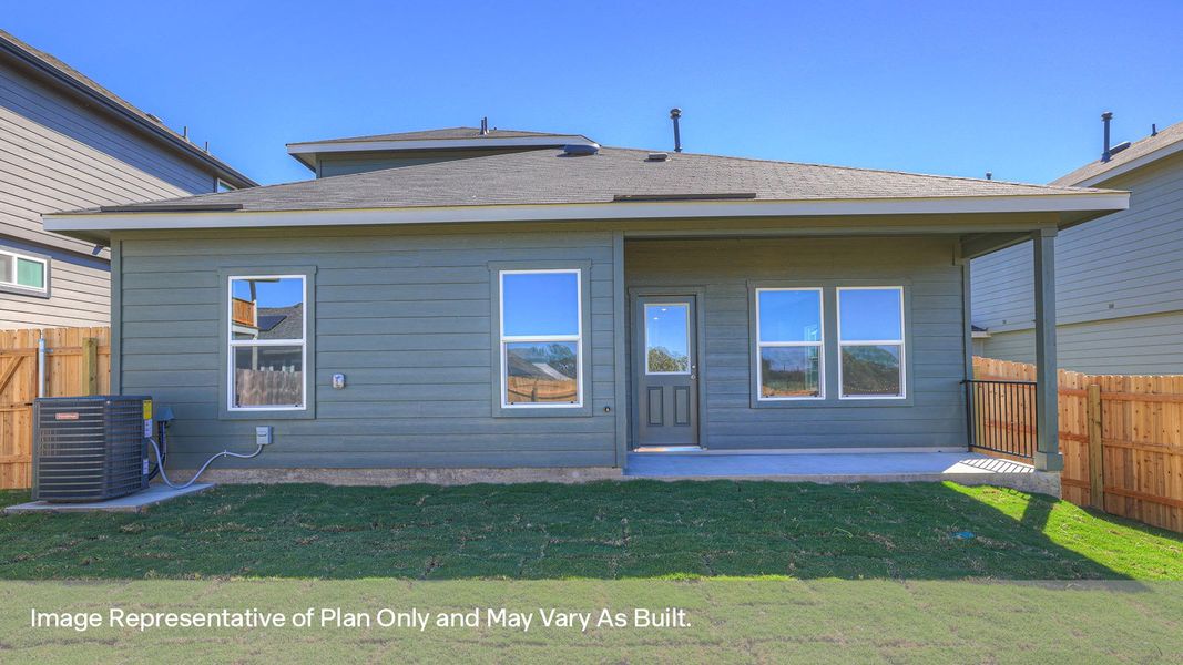 Representative exterior details of a home built from the The Kendall by D.R. Horton in Paramount, Kyle (Image 3). Representative exterior details of a home built from the The Kendall by D.R. Horton in Paramount, Kyle (Image 3).