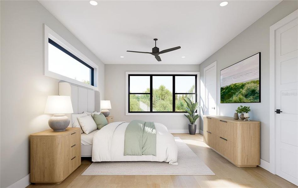 Furnished interior view inside a new home in , St. Petersburg (Image 11).