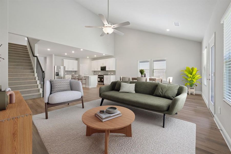 Furnished interior view inside a new home in Windmore, Princeton (Image 4).