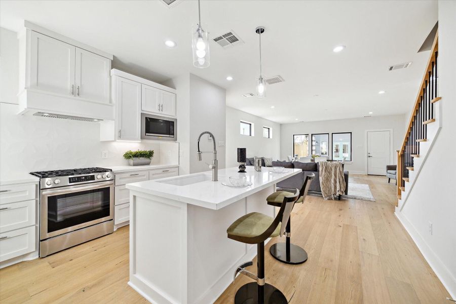 Furnished interior view inside a new home in , Houston (Image 26). Furnished interior view inside a new home in , Houston (Image 26).