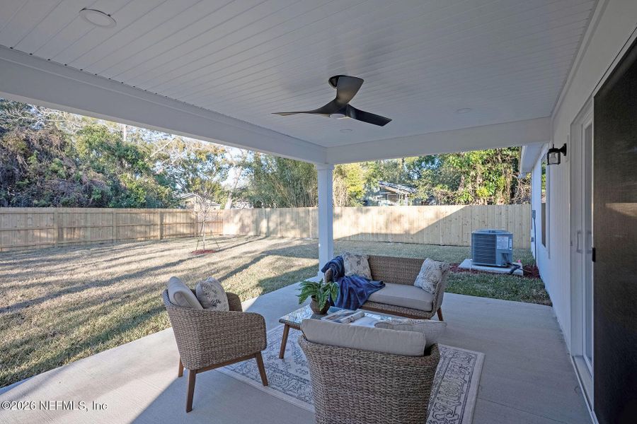 Exterior details and patio area of a home in , Jacksonville (Image 3).
