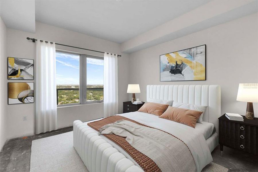 Furnished interior view inside a new home in , Tampa (Image 9).