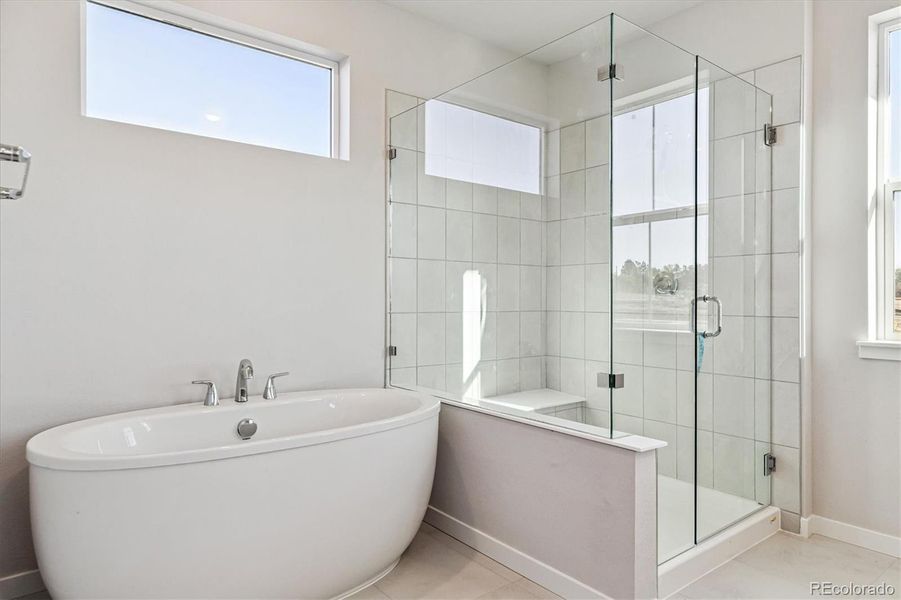 Furnished interior view inside a new home in Floret Collection at Alder Creek, Parker (Image 9).