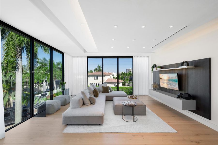 Furnished interior view inside a new home in , North Miami Beach (Image 17). Furnished interior view inside a new home in , North Miami Beach (Image 17).