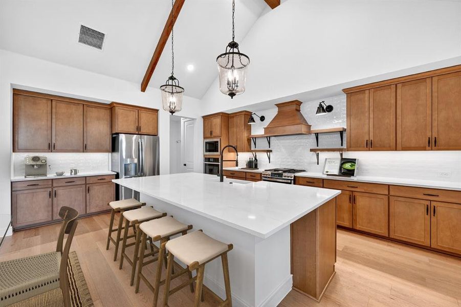 Furnished interior view inside a new home in Wellington, Haslet (Image 29). Furnished interior view inside a new home in Wellington, Haslet (Image 29).