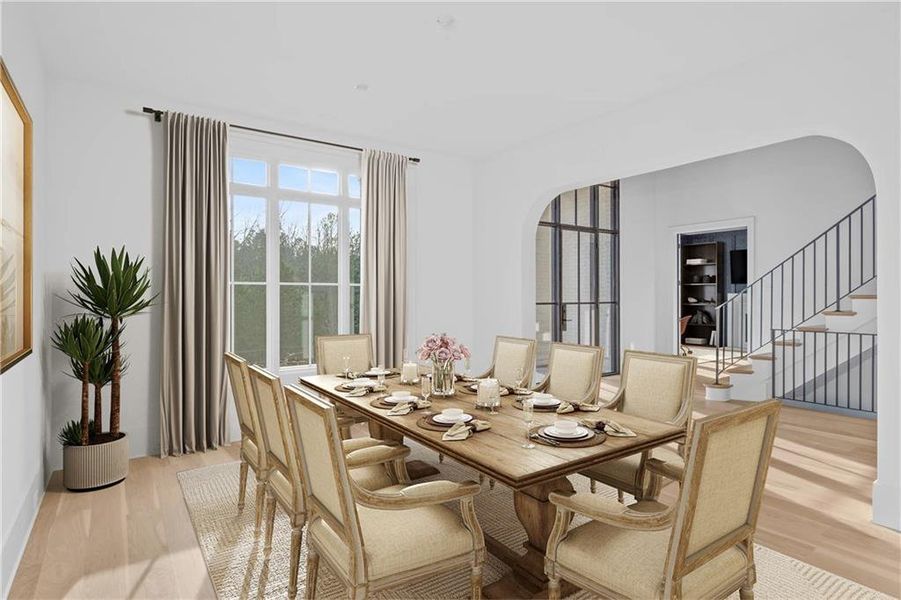 Furnished interior view inside a new home in , Milton (Image 15).