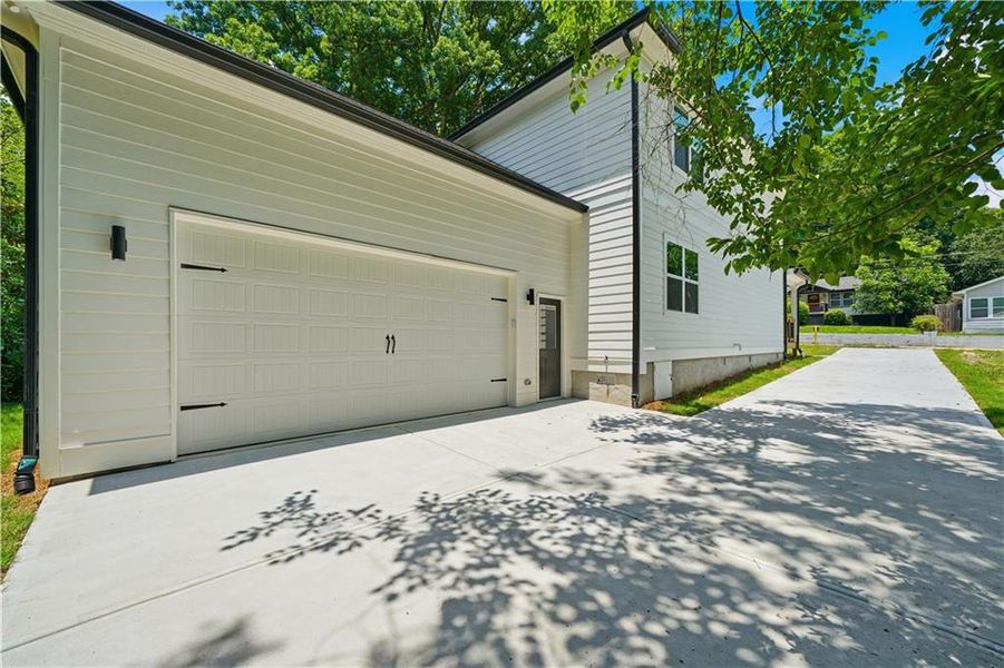 Exterior details and patio area of a home in , Atlanta (Image 2). Exterior details and patio area of a home in , Atlanta (Image 2).