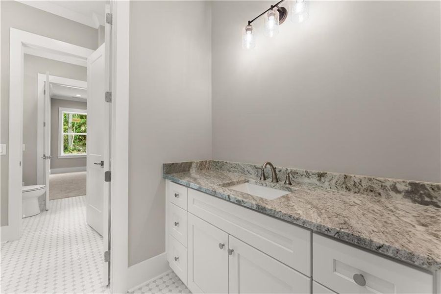 Furnished interior view inside a new home in , Cleveland (Image 39).