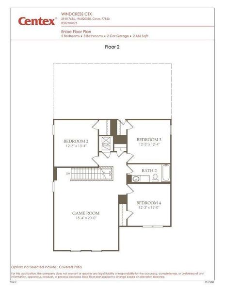 Floor Plan - 2nd