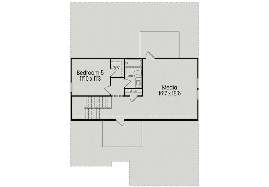 2D floor plan layout of this home in Rockport, Wake Forest, NC (Image 20). 2D floor plan layout of this home in Rockport, Wake Forest, NC (Image 20).