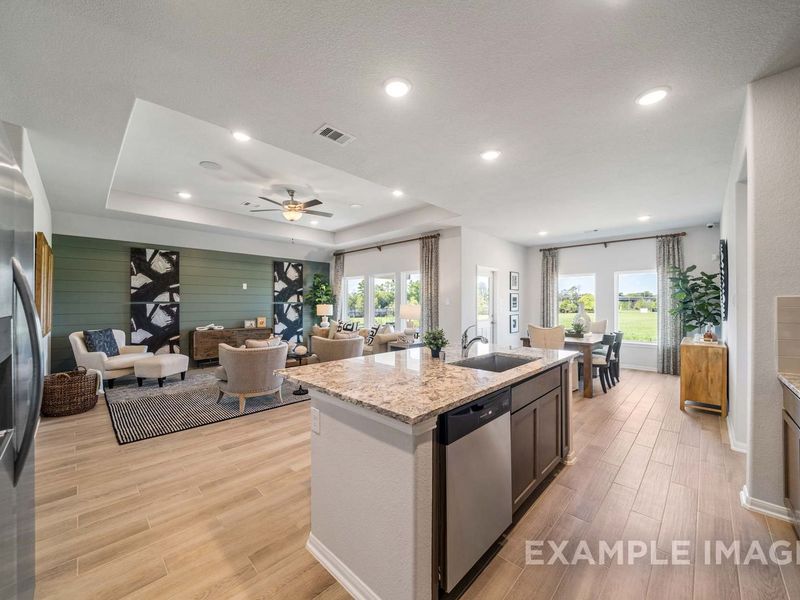 Representative furnished interior of a home built from the The Acadia A with 3-Car Garage by Davidson Homes LLC in River Ranch Meadows, Dayton (Image 15). Representative furnished interior of a home built from the The Acadia A with 3-Car Garage by Davidson Homes LLC in River Ranch Meadows, Dayton (Image 15).