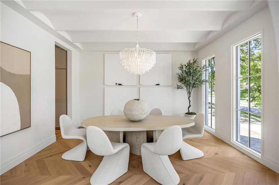 Furnished interior view inside a new home in , Brookhaven (Image 6).