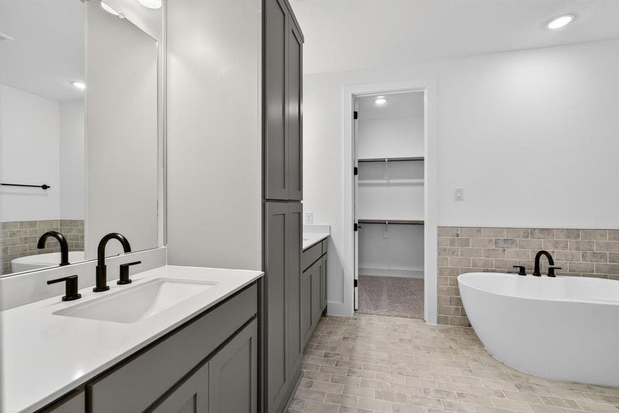 Furnished interior view inside a new home in Solterra, Mesquite (Image 4).