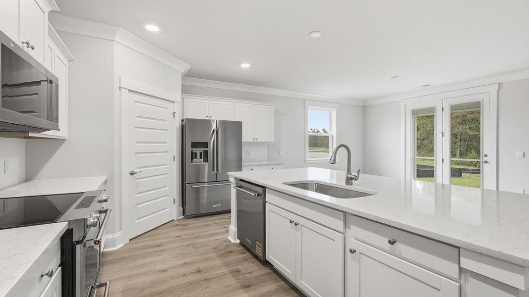 Furnished interior view inside a new home in Sheep Island, Summerville (Image 4).