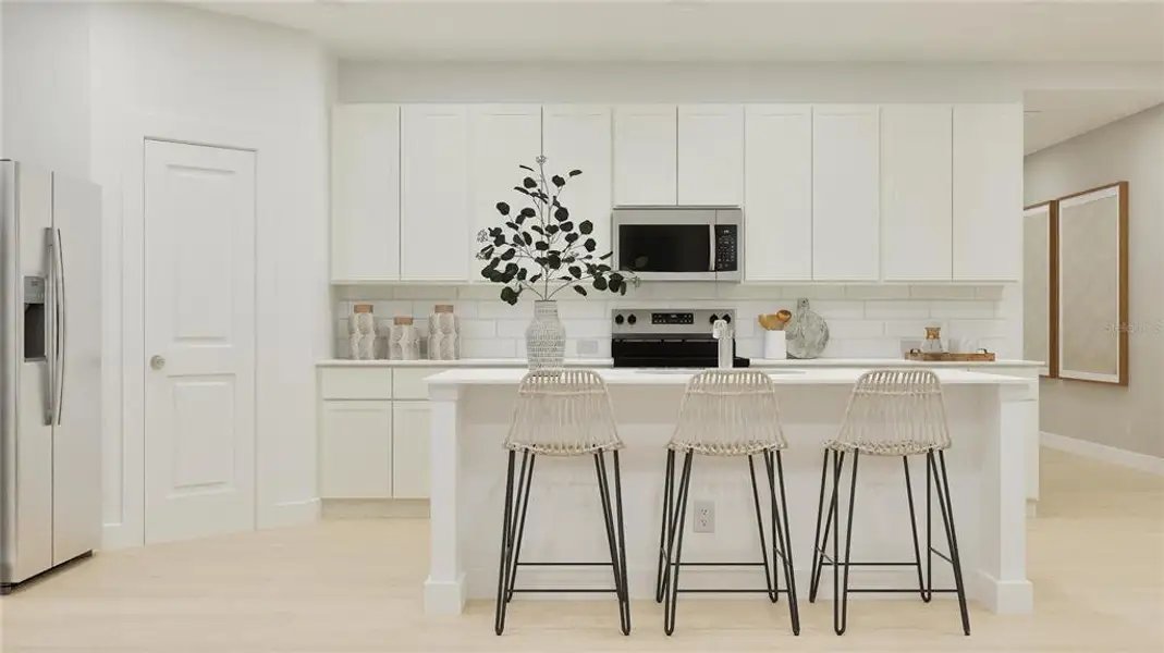 Furnished interior view inside a new home in Ranches at Lake McLeod, Eagle Lake (Image 19).