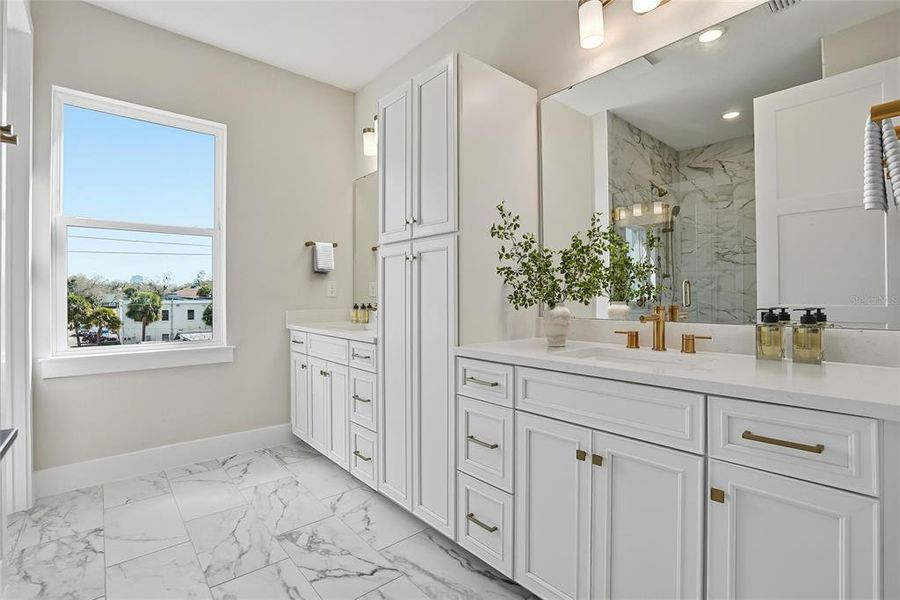 Furnished interior view inside a new home in , St. Petersburg (Image 33).