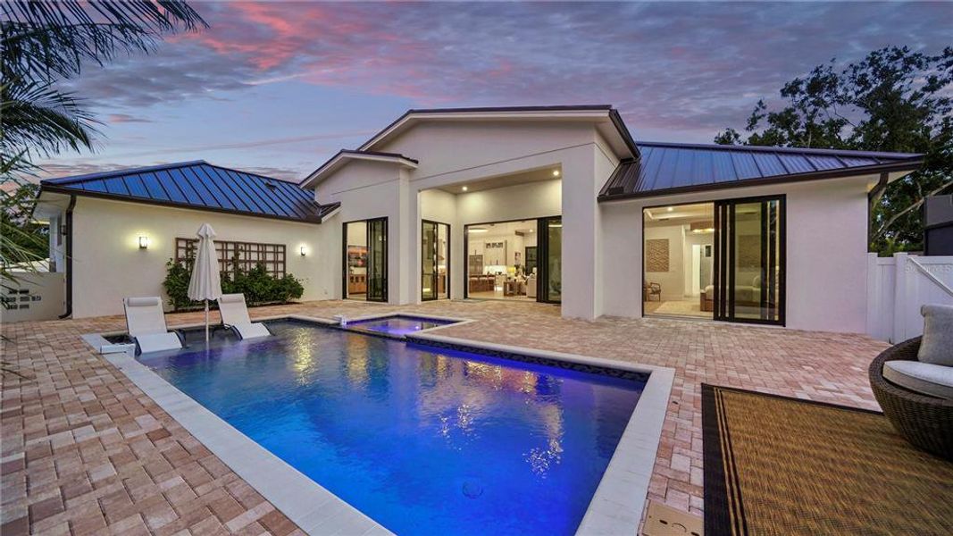 Front exterior of a new home in , Sarasota, FL, highlighting curb appeal (Image 20).