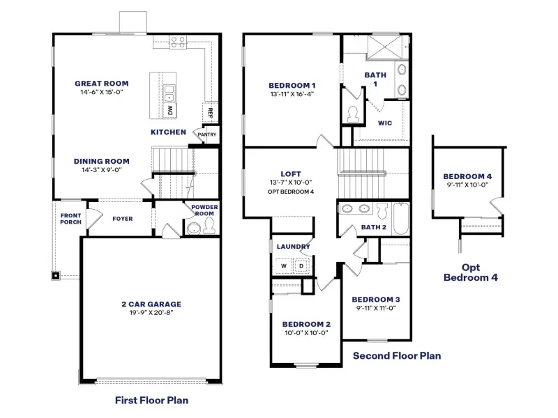 2D floor plan layout for the Hartford by D.R. Horton in Upper Canyon, Phoenix, AZ (Image 4). 2D floor plan layout for the Hartford by D.R. Horton in Upper Canyon, Phoenix, AZ (Image 4).