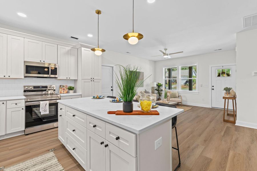 Furnished interior view inside a new home in , Summerville (Image 13).