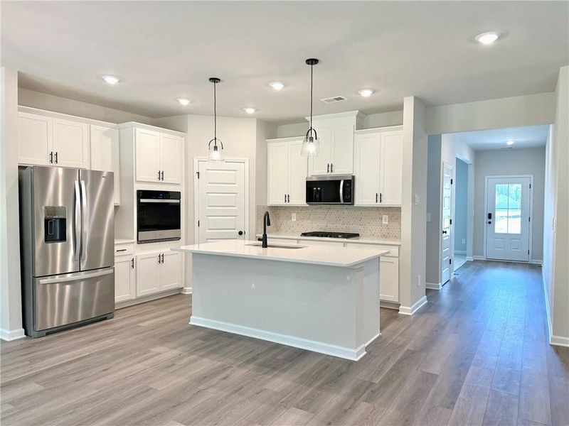 Furnished interior view inside a new home in , Braselton (Image 5).