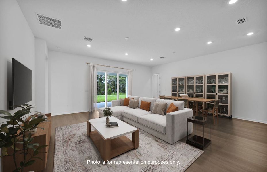Furnished interior view inside a new home in Fiddler's Cove, Kingsland (Image 6).
