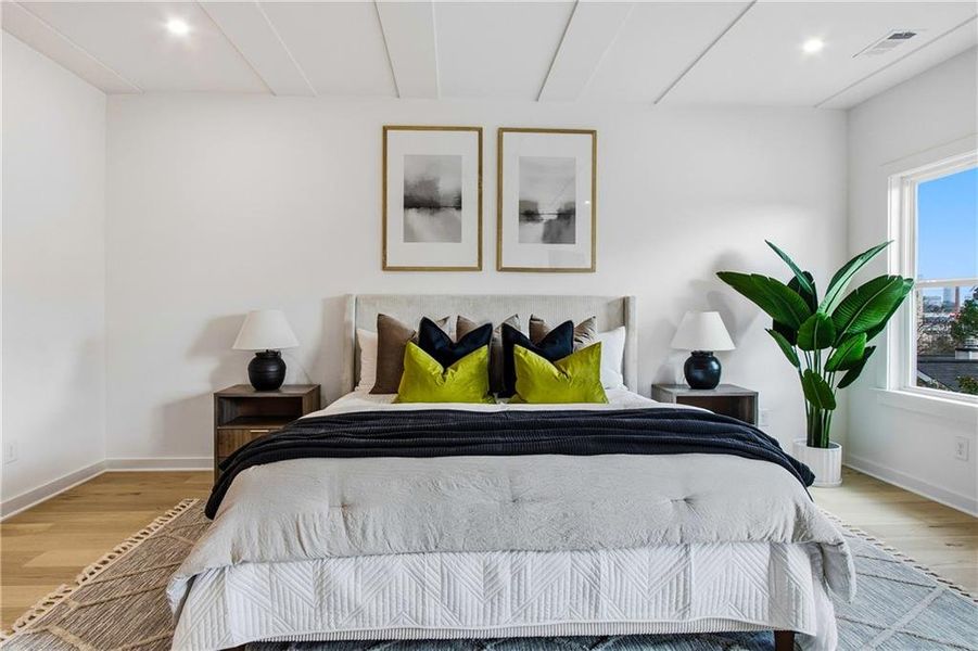 Furnished interior view inside a new home in , Atlanta (Image 13).