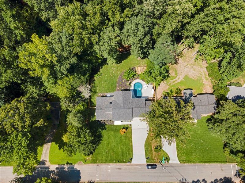 Front exterior of a new home in , Atlanta, GA, highlighting curb appeal (Image 36). Front exterior of a new home in , Atlanta, GA, highlighting curb appeal (Image 36).