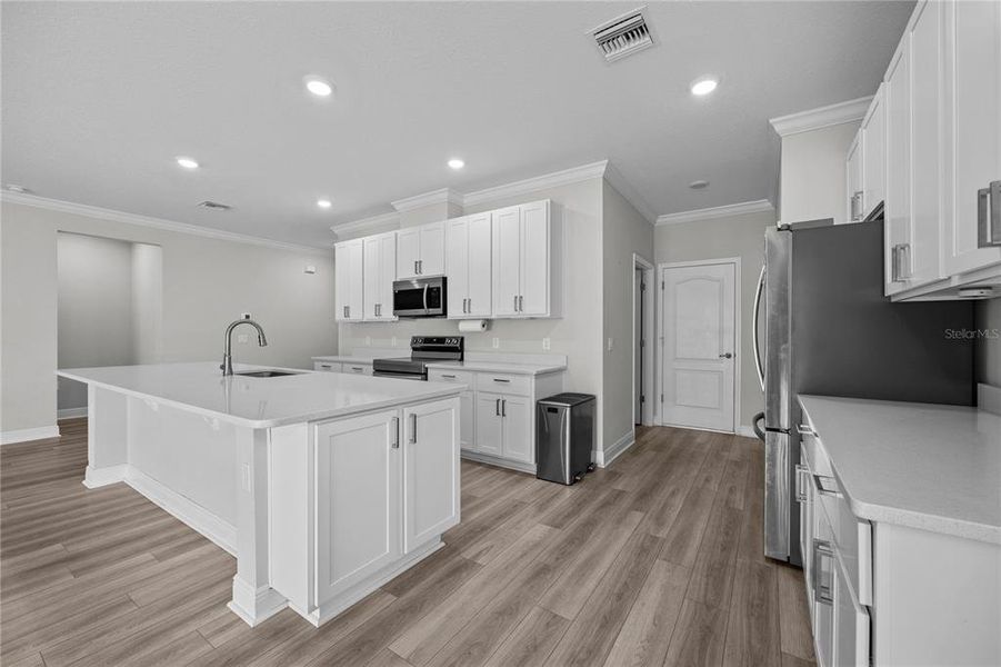 Furnished interior view inside a new home in , Newberry (Image 17).