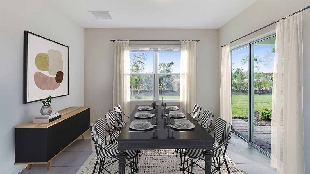 Representative furnished interior of a home built from the Aria by D.R. Horton in Magnolia Landing Express, North Fort Myers (Image 7).