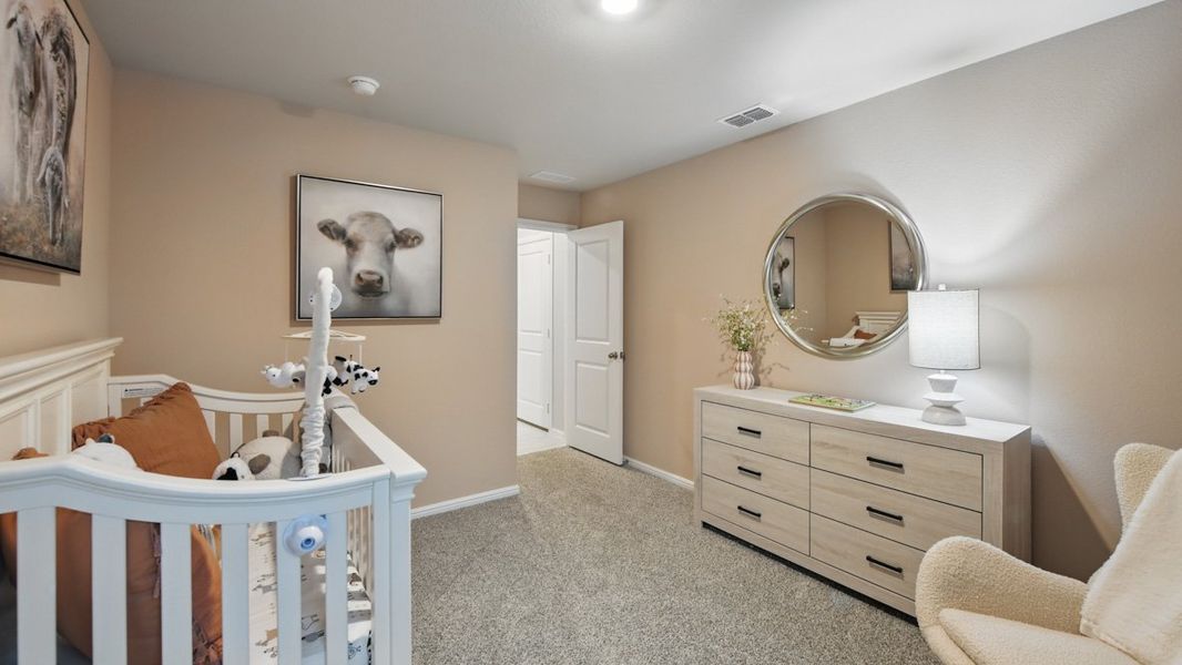 Furnished interior view inside a new home in Lonestar at Liberty Trails, Fort Worth (Image 38).