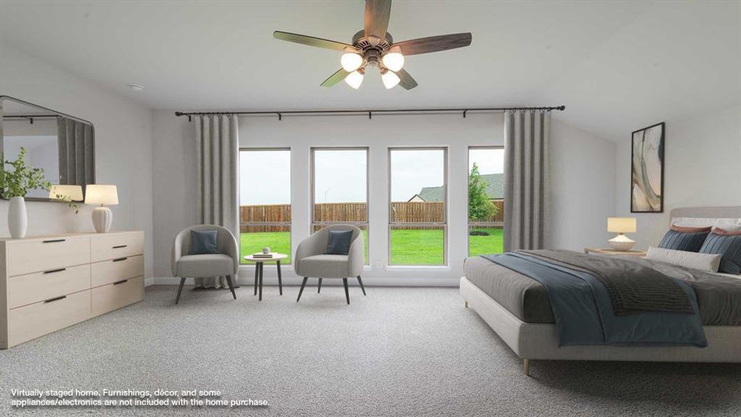 Furnished interior view inside a new home in Talon Hills 60'/70', Fort Worth (Image 9). Furnished interior view inside a new home in Talon Hills 60'/70', Fort Worth (Image 9).