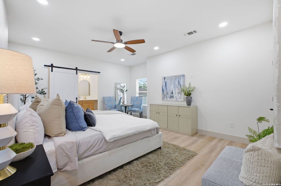 Furnished interior view inside a new home in , San Antonio (Image 12).