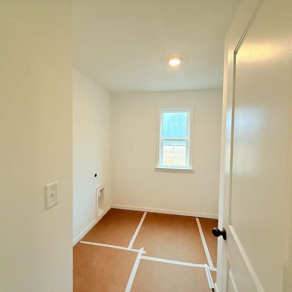 Laundry Room Construction Progress