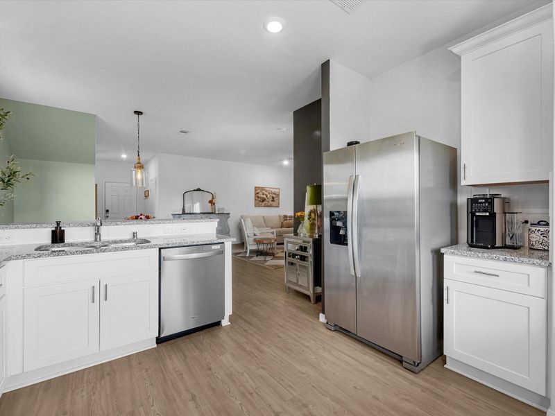 Furnished interior view inside a new home in Mavera, Conroe (Image 15).