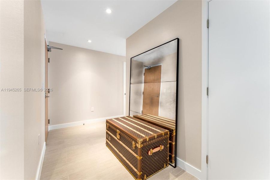 Furnished interior view inside a new home in Five Park, Miami Beach (Image 31).