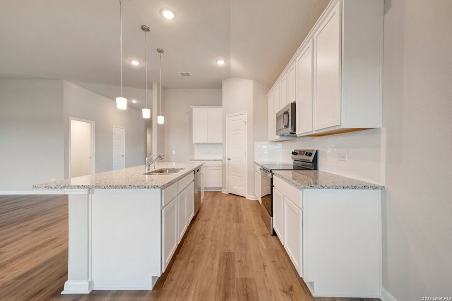 Furnished interior view inside a new home in Legacy Hills, San Antonio (Image 3).