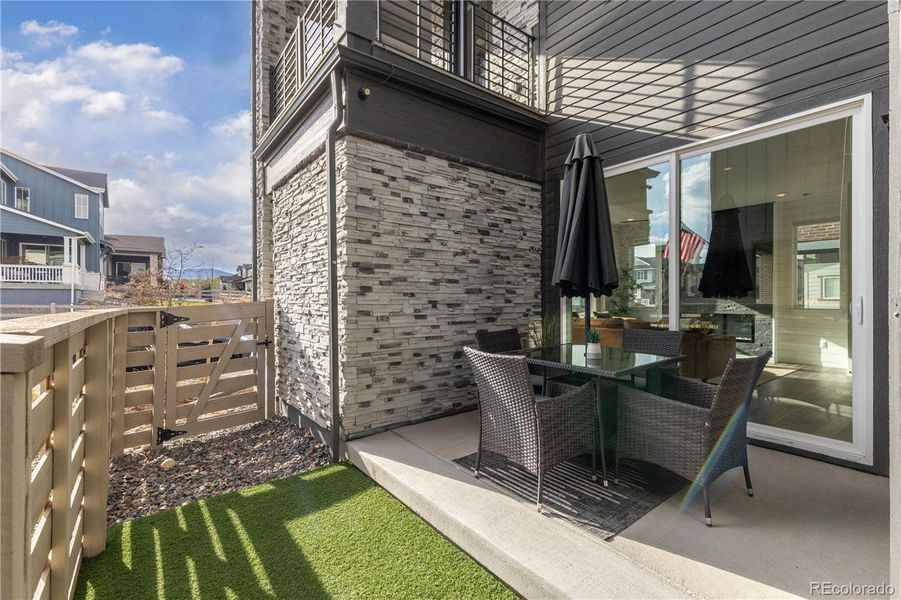 Exterior details and patio area of a home in , Littleton (Image 24).