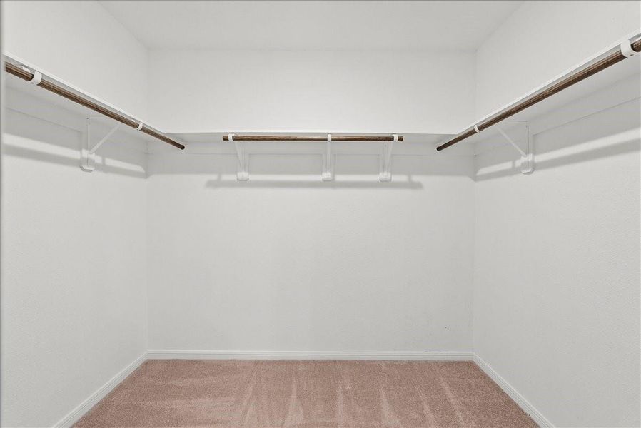View of Walk-in Closet for the Primary Bedroom