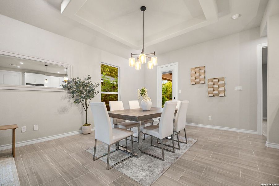 Furnished interior view inside a new home in , San Antonio (Image 14). Furnished interior view inside a new home in , San Antonio (Image 14).