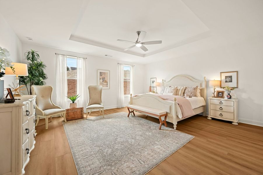 Representative furnished interior of a home built from the The Cedarwood by Windsong Properties in Echols Farm, Hiram (Image 8).