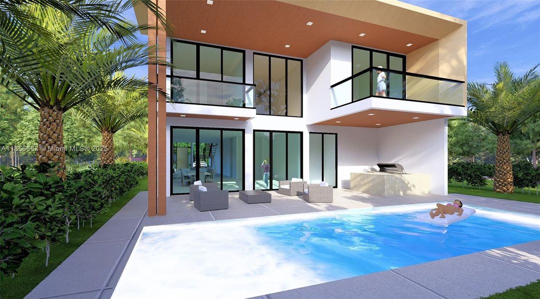 Front exterior of a new home in , Boca Raton, FL, highlighting curb appeal (Image 2).