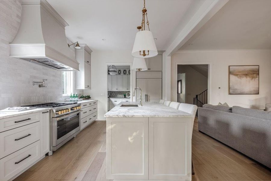 Furnished interior view inside a new home in , Atlanta (Image 16).