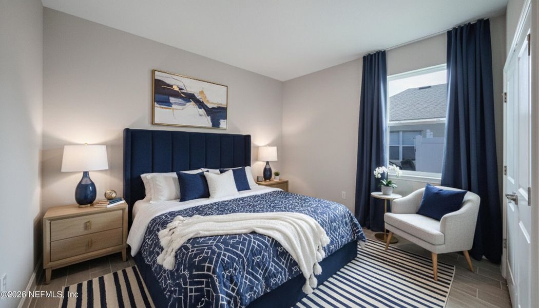 Furnished interior view inside a new home in , Palm Coast (Image 5).