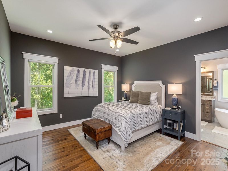 Furnished interior view inside a new home in , Hendersonville (Image 12).