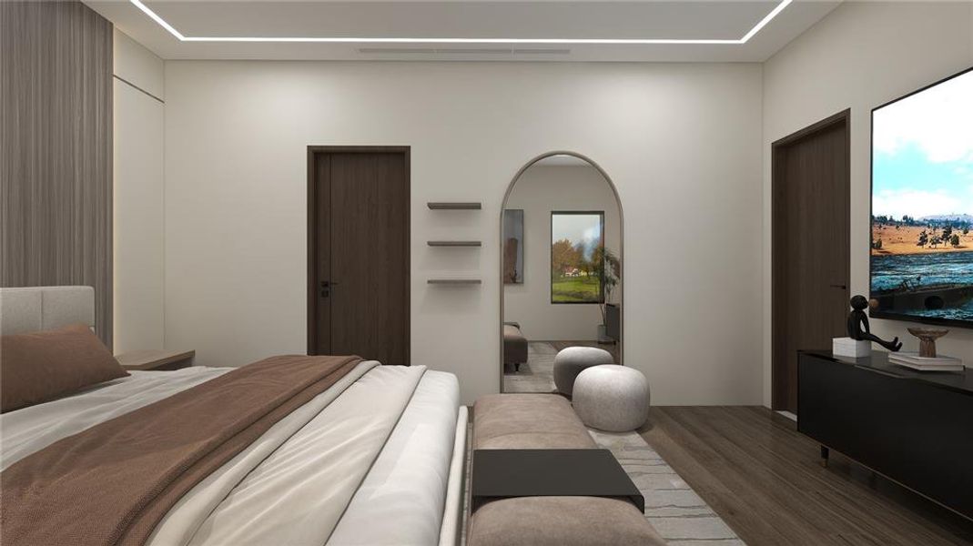 Downstairs Primary Suite Downstairs Primary Suite